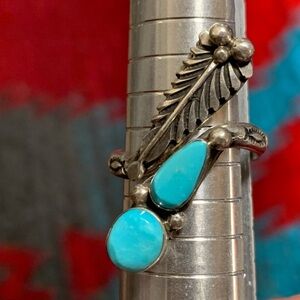 Native American Unique Turquoise Ring